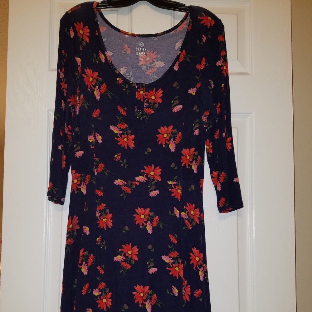 Floral Skater Dress